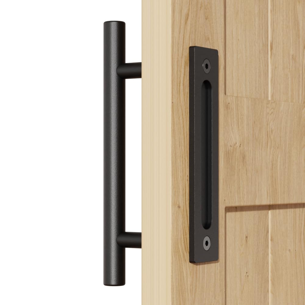 30 cm Barn Door Handle, Sliding Door Pull Handle, Black Door Handle, Sliding Door Handle, Kitchen Handles, Sliding Door Handle, for a Wooden Door, Cupboard Door
