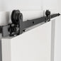 WOLFBIRD 6.6FT/200CM Quincaillerie De Porte Coulissante Kit Porte Coulissante Rail pour système de quincaillerie à célibataire porte
