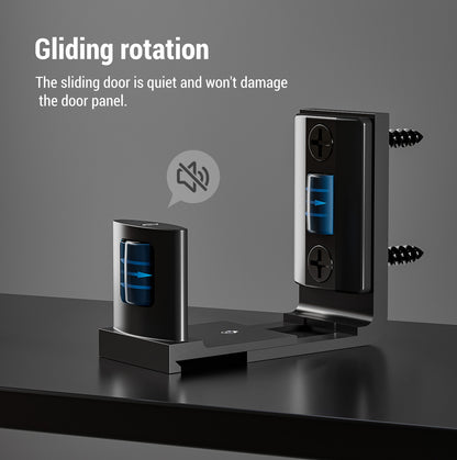 Wolfbird Einstellbar Bodenführung Wand/Tür Unterseite Schiebetür Bodenführung Klassisches Doppelrad Flach Justieren Style