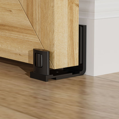 Wolfbird Einstellbar Bodenführung Wand/Tür Unterseite Schiebetür Bodenführung Klassisches Doppelrad Flach Justieren Style