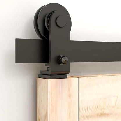 WOLFBIRD 3.5 ft/107 cm bi-folding sliding door fitting for one-sided fitting system, folding door kit, suitable for door openings from 80-100 cm (without door panels)