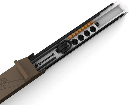 WOLFBIRD 183cm/6ft Sliding Door Hardware Kit, Accessories for Sliding Doors, The Rail Kit for Barn Door, Style 1