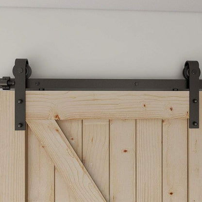 Wolfbird 305CM/10FT Schiebetür Beschlag Schiebetürsystem Gleitschiene Holzschiebetür Schiebetürbeschlag Set