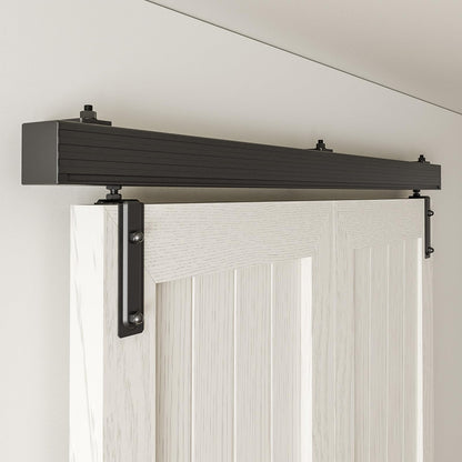 WOLFBIRD 0.9 m / 3 ft Bifold Sliding Door Fitting for One-Sided Fitting System, Box Track Suitable for 2 Doors with a Total Width of 92 cm (Without Door Panels)