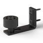 WOLFBIRD Adjustable Floor Guide Black Lower Guide for Sliding Wooden Door Wall/Door