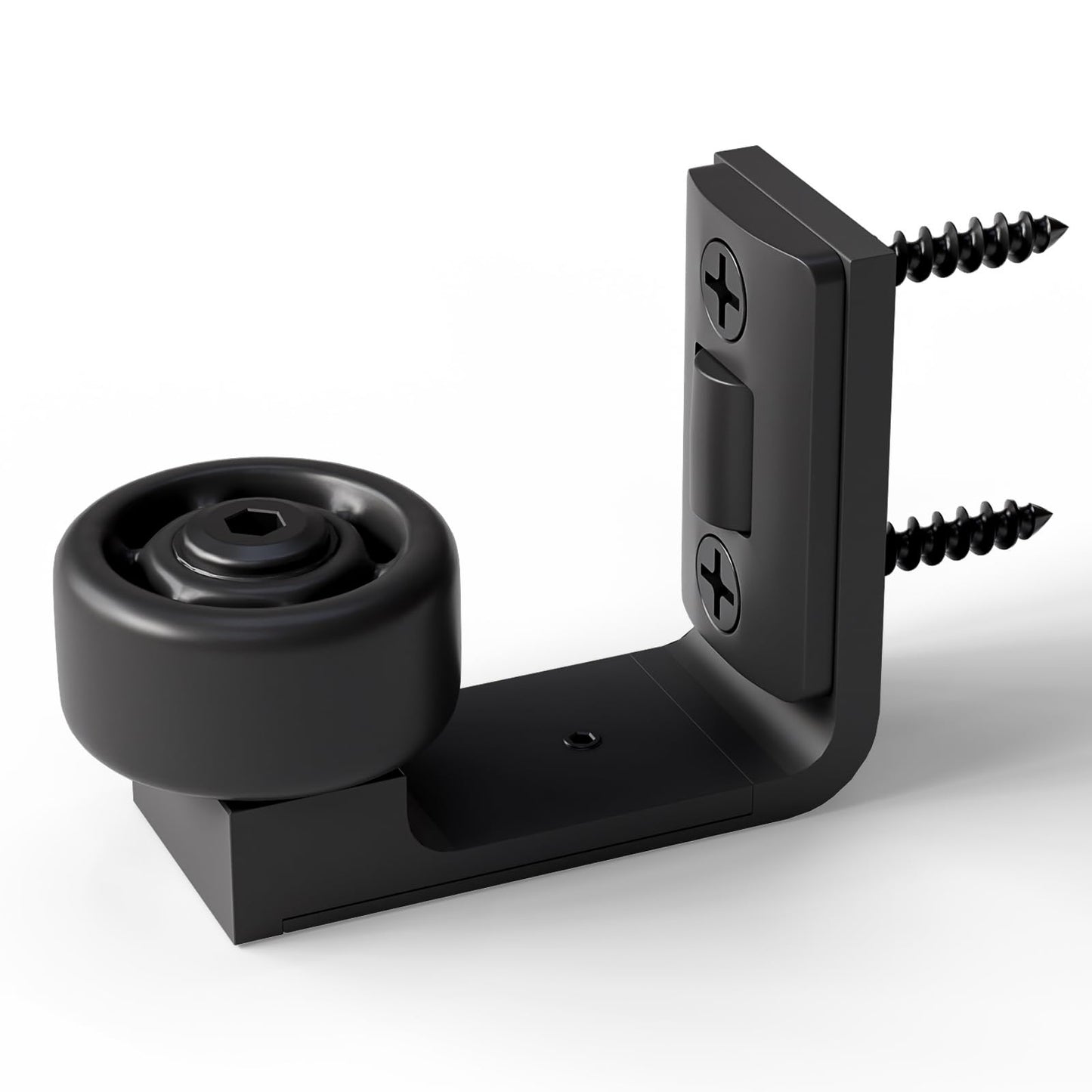 Wolfbird Einstellbar Bodenführung Wand/Tür Unterseite Schiebetür Bodenführung Klassisches Doppelrad Black Style