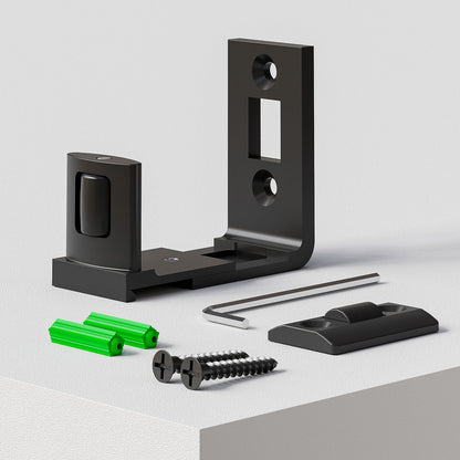 Wolfbird Einstellbar Bodenführung Wand/Tür Unterseite Schiebetür Bodenführung Klassisches Doppelrad Flach Justieren Style