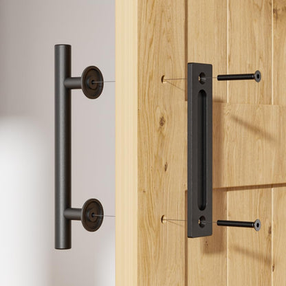 30 cm Barn Door Handle, Sliding Door Pull Handle, Black Door Handle, Sliding Door Handle, Kitchen Handles, Sliding Door Handle, for a Wooden Door, Cupboard Door