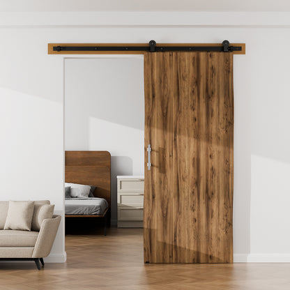 WOLFBIRD 30CM Scheunentorgriff, Schiebetür zieht-Griff, Schwarz Türgriff, Schiebetür Handgriff, Küchengriffe, Schiebe Türgriff, für Eine Holztür, Rostfreier Stahl