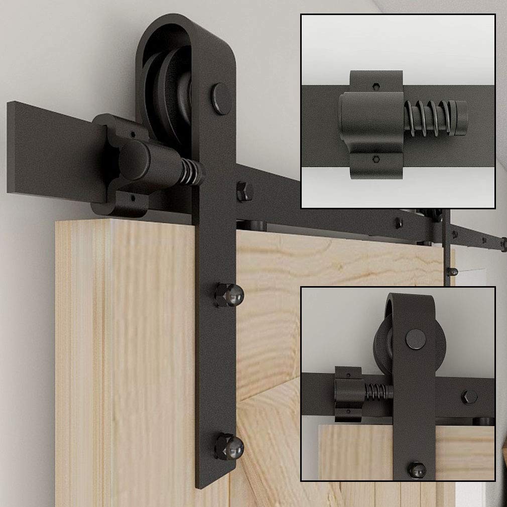 Wolfbird 305CM/10FT Schiebetür Beschlag Schiebetürsystem Gleitschiene Holzschiebetür Schiebetürbeschlag Set
