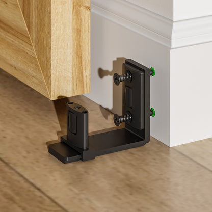 Wolfbird Einstellbar Bodenführung Wand/Tür Unterseite Schiebetür Bodenführung Klassisches Doppelrad Flach Style