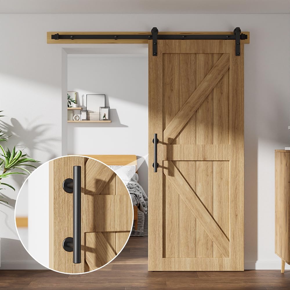 30 cm Barn Door Handle, Sliding Door Pull Handle, Black Door Handle, Sliding Door Handle, Kitchen Handles, Sliding Door Handle, for a Wooden Door, Cupboard Door